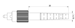 FC/APC connecteurs PCF